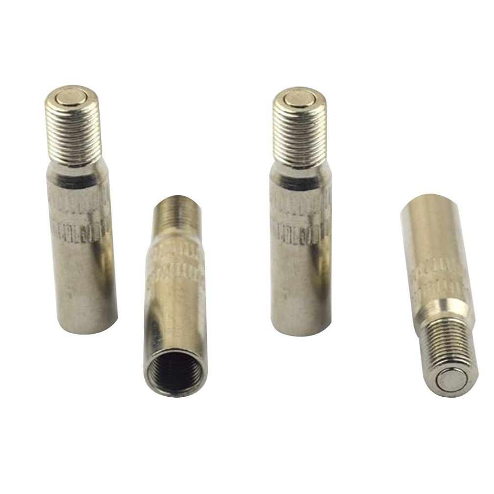 4 st/set krom metall bil lastbil husvagn däck hjul ventilförlängningar förlängare lock stam för skåpbil husvagn