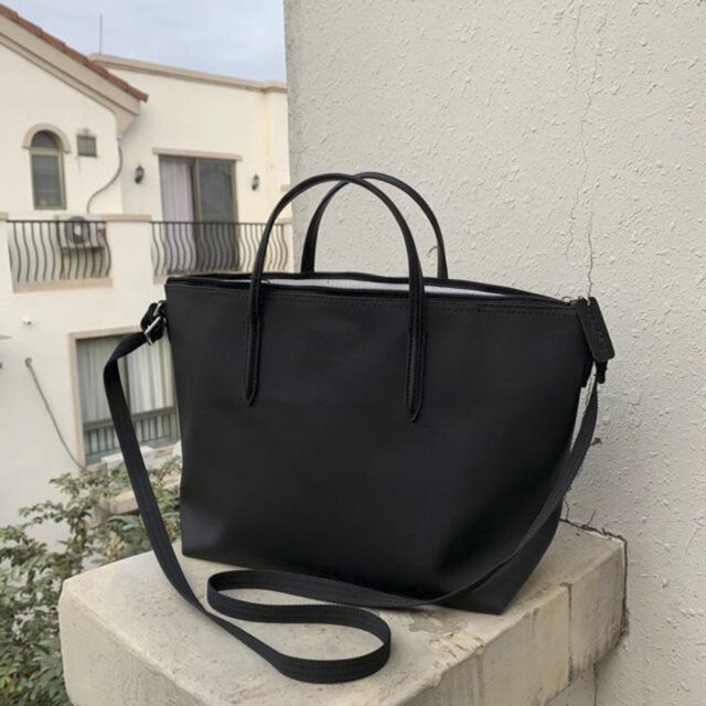 nueva mujer medio cocodrilo bolsos de hombro Tote Commuter mensajero bolsa de momia francés bolso de compras bolso de mujer de verano: Black