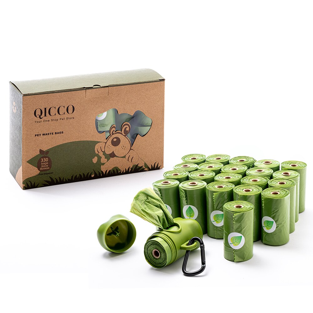 Biodegradable Dog Poop Bags Zero Waste Pet Dog Pooper Bags Litter Poop Bag Dispenser Outdoor Cleaning Products Pets Supplies