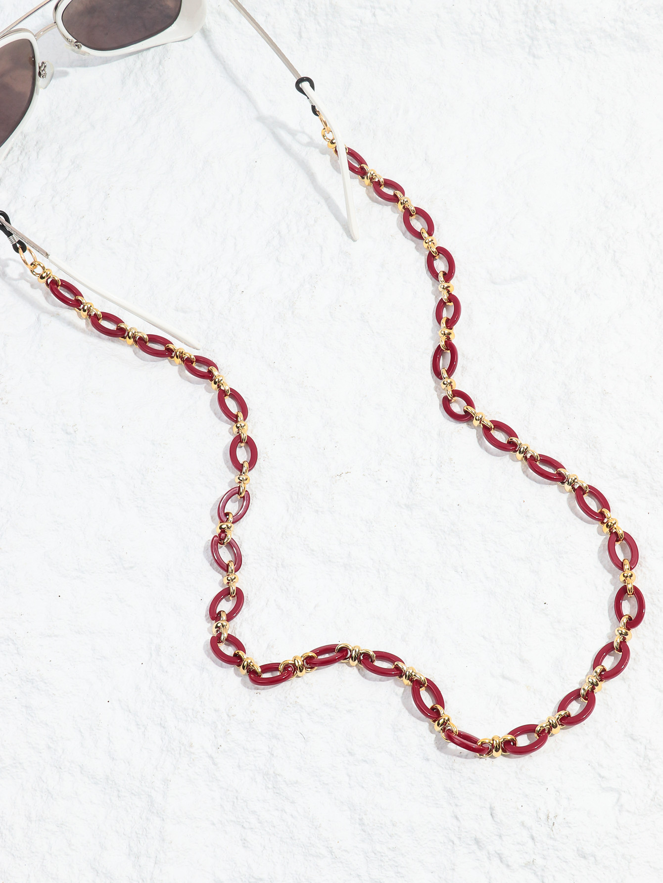 70cm Vintage Acrylic Glasses Chain for Men Women Sunglasses Chains Lanyard Neck Strap Rope Eyeglasses Holder Cord