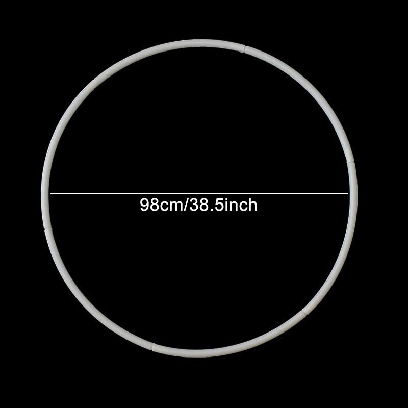 Anillo redondo de plástico para globos, soporte de guirnalda para boda, aro, arco de globos, decoración para de cumpleaños, suministros para Baby Shower, 98cm: Default Title