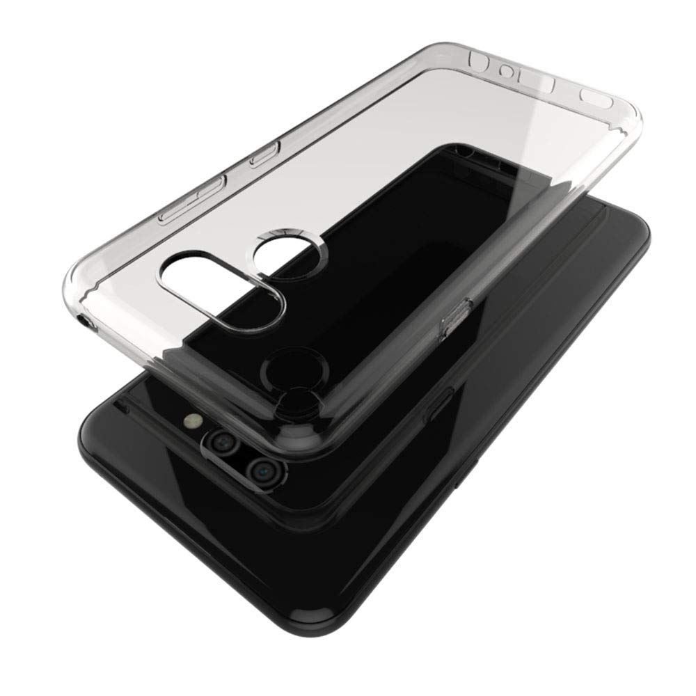 Fundas traseras de silicona transparente para LG K50, funda protectora suave de TPU 360, bolsa armadura de teléfono móvil LGK50 K 50 , Gel de parachoques transparente