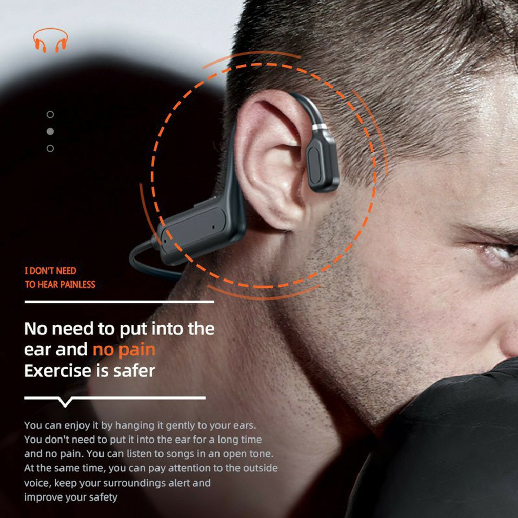Universeller knochenleitungskopfhörer, kabellos, bluetooth-kompatibel, 5.1 sport-stereo-headset für laptop, tablet, xiaomi und iphone