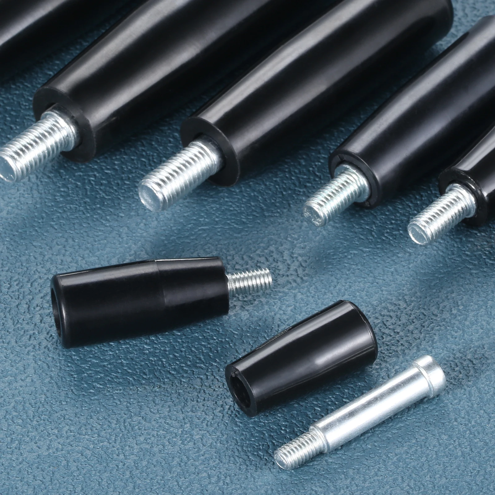 1pc Revolving Griff M6 M8 M10 M12 Kunststoff Metall Knopf Außengewinde Stem Handrad Schraube Fräsen Maschine Werkzeuge Drehmaschine schleifen