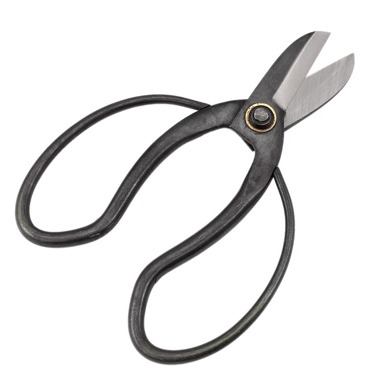 Bonsai Scissors 6.7Inch (170mm), Steel Flower Arranging Tools, Bonsai Tools Shear Tool Black