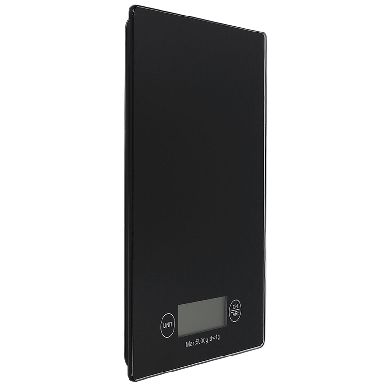 5kg/1g Kitchen Scale Measuring LCD Precision Scale Household High Accuracy Electric Digital Scale Black Glass Weighing Device