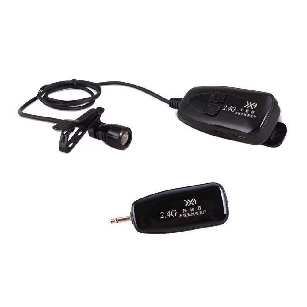 2.4G Draadloze Microfoon Handsfree Clips-On Kraag Mic Microfoons Automatch Condensator Microfoons Draadloze Headset Microfoons