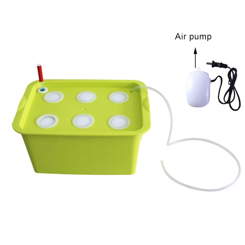 1 set 220V / 110V Plant Site Hydroponic Systems 6 Holes nursery pots cultivation Out of Soil plant seedling Growing kit