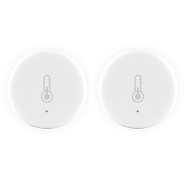 Tuya/SmartLife App ZigBee Smart Temperature And Humidity Sensor With Zigbee Hub Home Security Via Alexa Google Home Smart Home: 2pcs