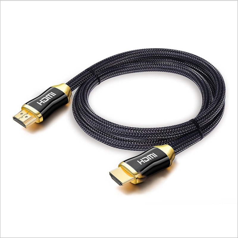 High Speed HDMI Cable video cables gold plated 1.4 Cable 1080P 3D Cable Braided Cord Ultra for HDTV splitter swither XBOX PS4