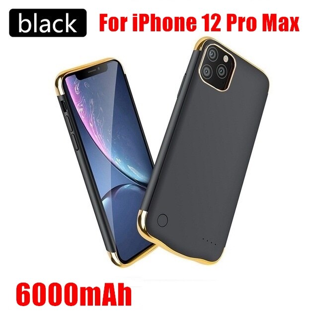 10000mAh Battery Charger Case Powerbank For iPhone 11 Pro iPhone 12 Pro Max iPhone 11 Pro Max Power Bank Battery Charging Case: i12 Pro Max