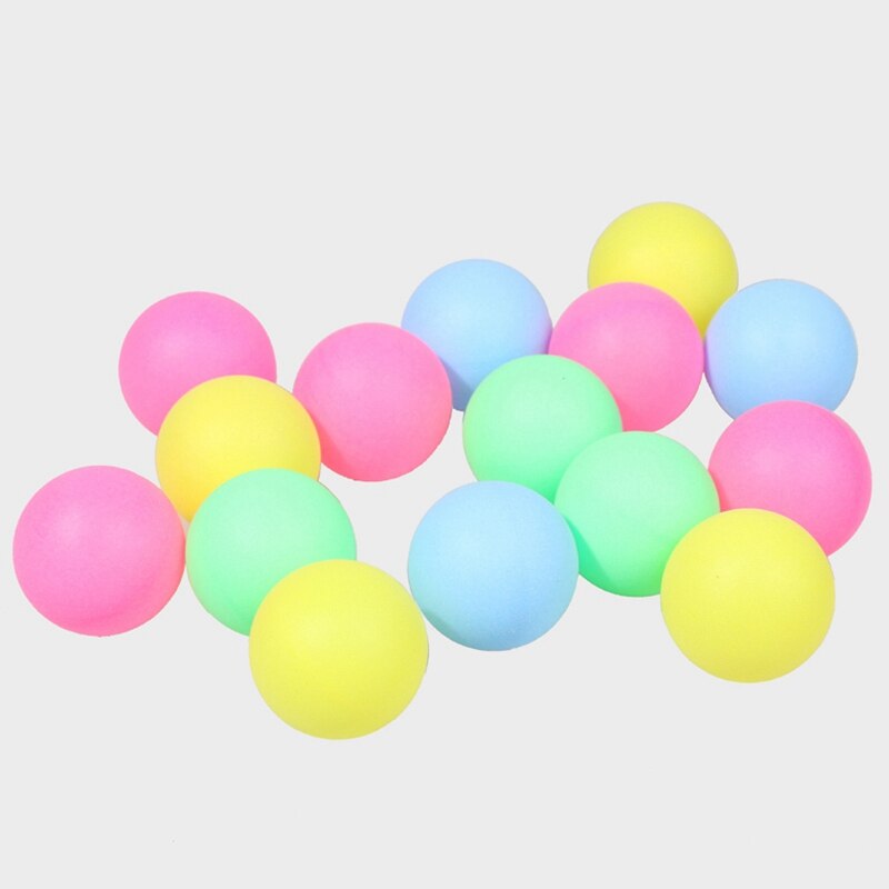 Balles de Ping-Pong de supérieure assorties sans mots balle de Tennis de Table en plastique en vrac coloré en plastique sans soudure balle de Ping-Pong