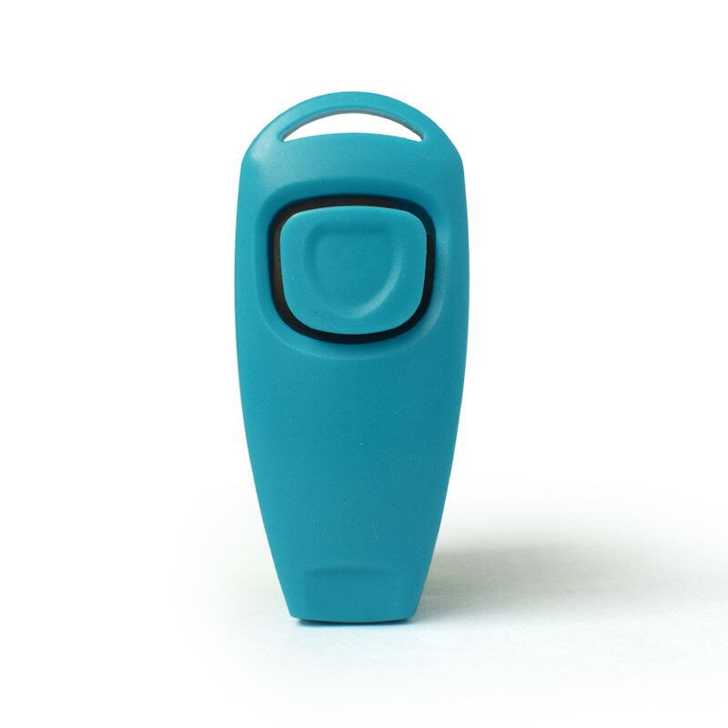 Silbato portátil de forma bonita para perros, guía de ayuda de entrenamiento con llavero, silbato de entrenamiento, productos suministros para mascotas: sky blue