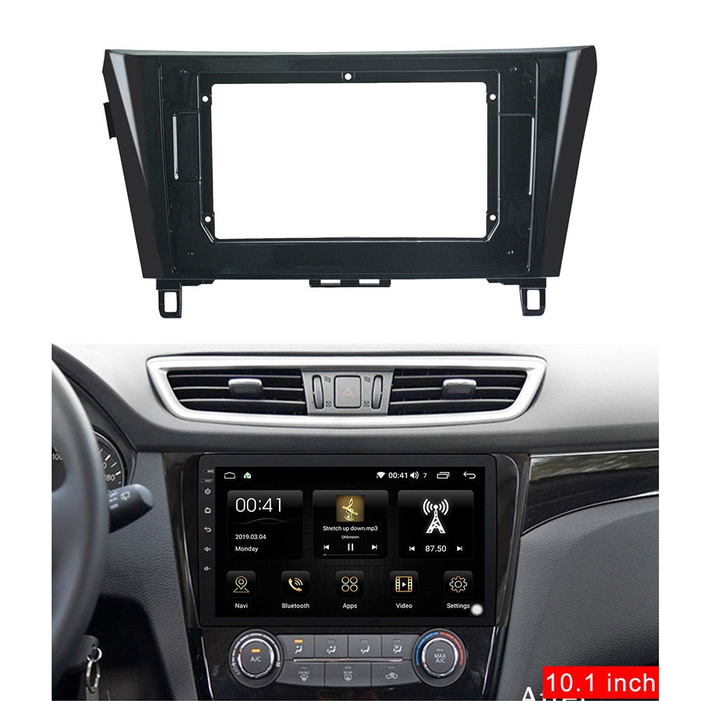 10,1 zoll Auto Fascia Für NISSAN X-Trail Panel Dash Installation Doppel Din Blenden Rahmen Für NISSAN Qashqai