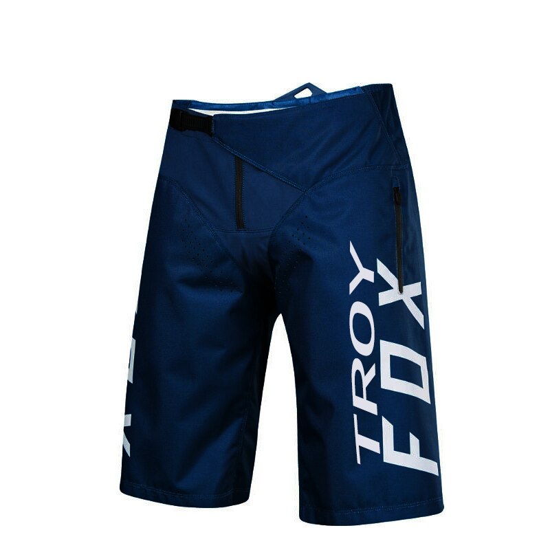 Delikat fox motorcykel gp dirt bike street moto motorsport sommer shorts mx mtb pant: Blå / 34