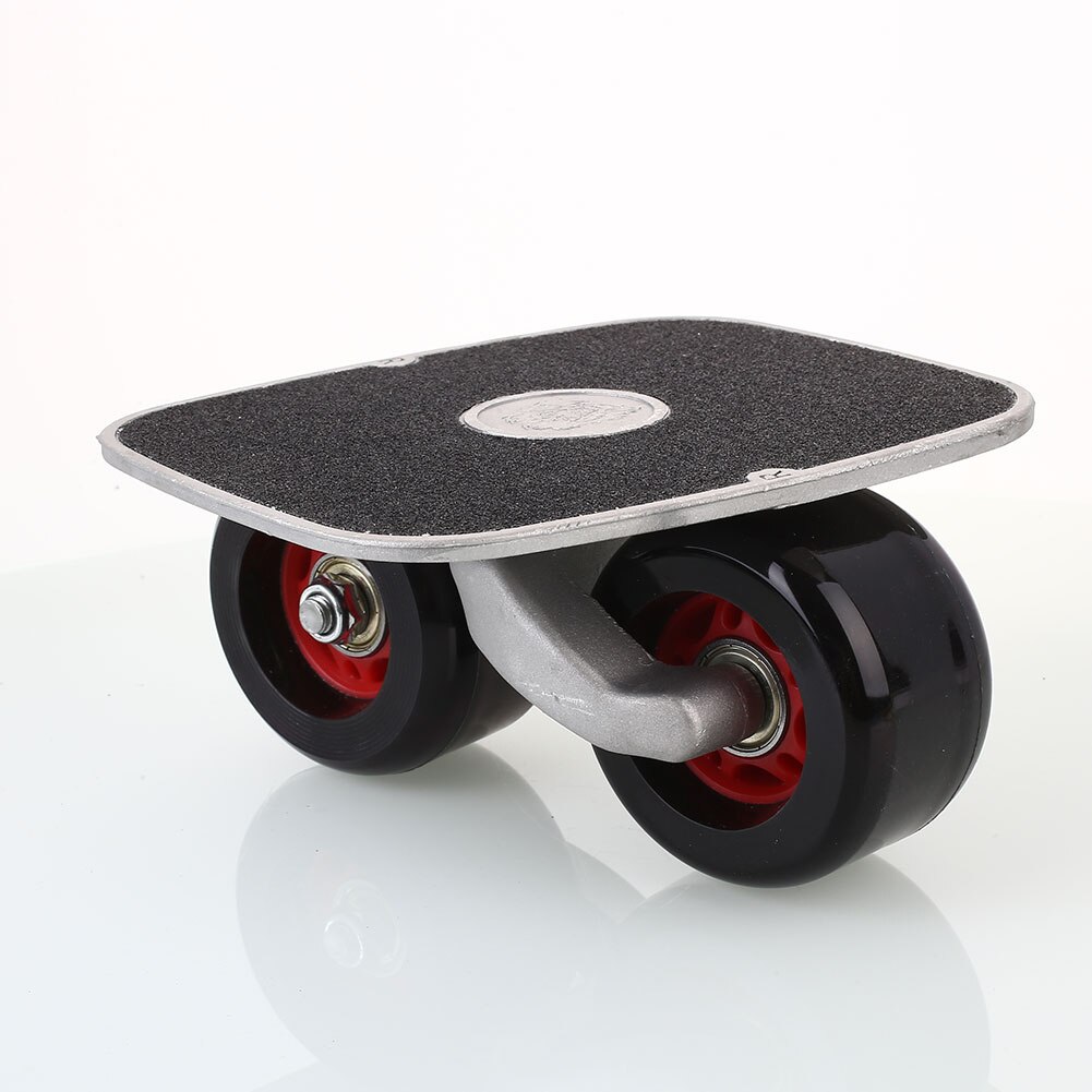 Drift Board Two PU Wheels Aluminum alloy Skateboard For Freeline Roller Road Drift Skates Antislip Deck Skates Wakeboard