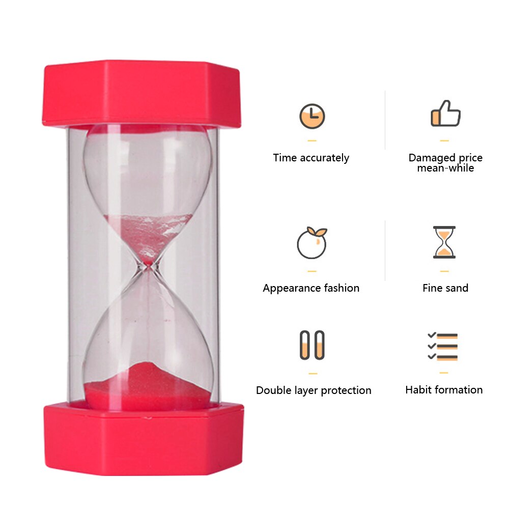 Wooden Hourglass Sand Clock 5-30 Minutes Sand Clock Kids Toothbrush Timer Time Counter Classroom Game Timer Home Decoration