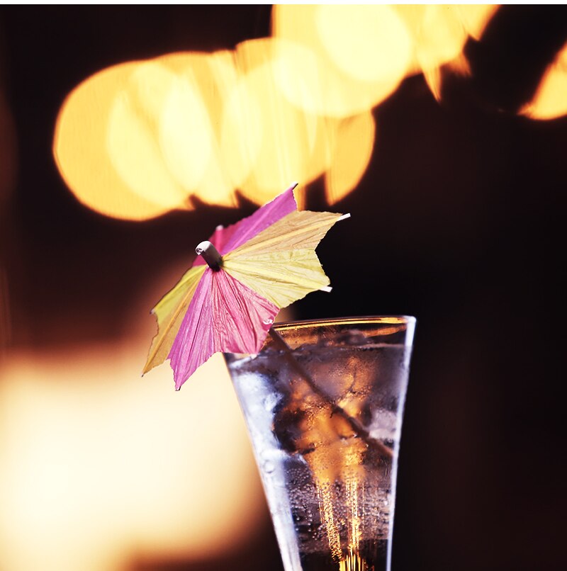 80 Stks/doos Diy Cocktail Parasols Papier Paraplu Retro Mini Gemengde Heldere Kleur Hawaiian Beach Party Decor Sap Drinken Decoratie