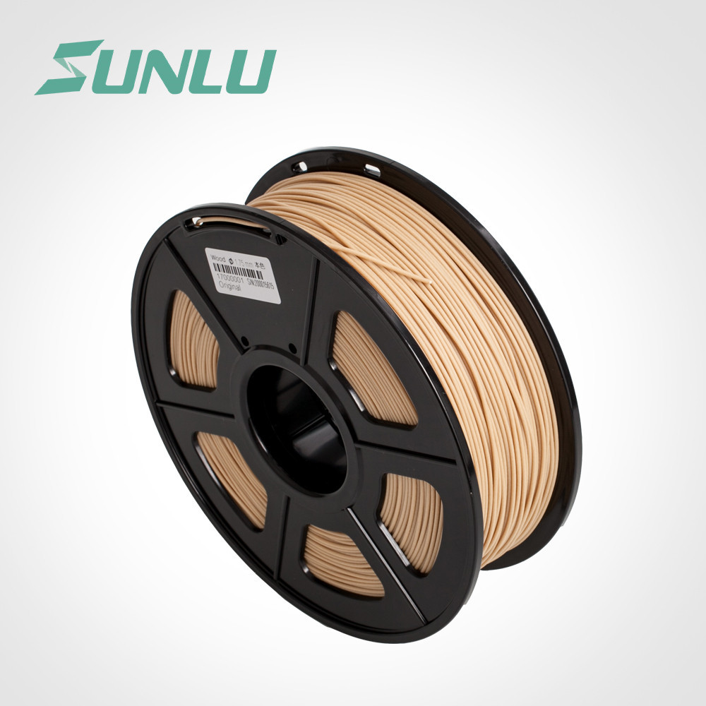 Best Seller Wood Filament For 3D Printer Good For Print Wood Effect Model 1.75mm Wood 3D Filament Children DIY Scibble Material: Default Title
