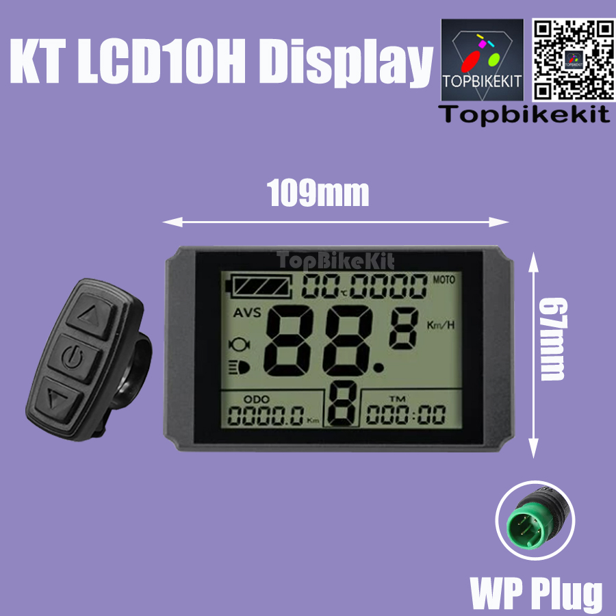 Ebike Display Kt Lcd3 Lcd4 Lcd5 Lcd 8H Lcd 8S Lcd9 Lcd 10H Lcd11 Led 900S Led 890 24v36v48V 48V 72V Fietsaccessoires Cycling Kt Display: Chocolade