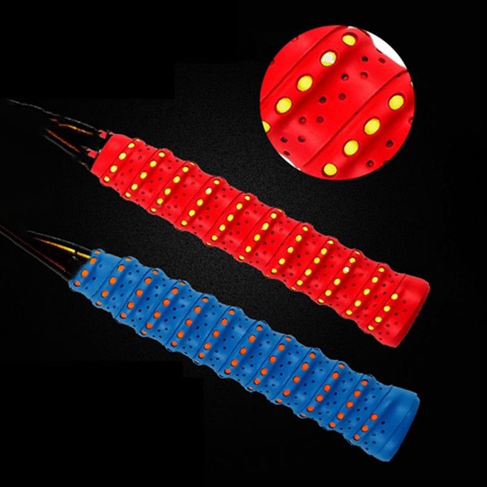 1pc antypoślizgowy uchwyt antypoślizgowy taśma pochłaniająca pot rakieta taśma uchwyt rękojeści tenis Badminton Squash Band Grip taśma antypoślizgowe opaski zespół