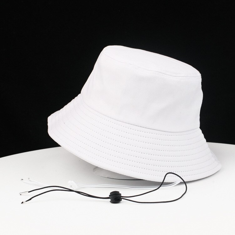 Sombrero de cubo de algodón 100% de , gorras de sol de verano para mujer, gorra Boonie de talla grande, sombrero grande de Panamá, sombreros de pescador de gran tamaño para hombre: M / Verde militar