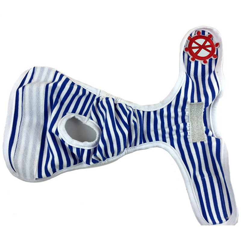 Herbruikbare Hond Luiers Ademend Katoen Puppy Buik Bands Verstelbare Klittenband Sanitaire Panty Voor Pet Hond Kat shorts
