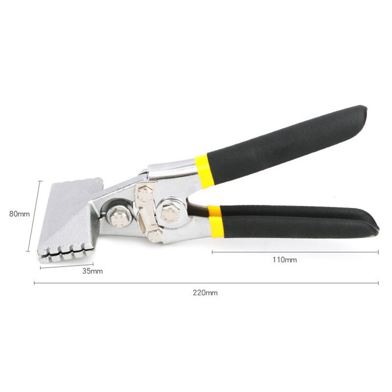 Sheet Metal Bending Pliers Hand Seamer Wide Jaw Straight 75mm/Elbow 150mm/Straight 75mm Tools For Welding Clamps