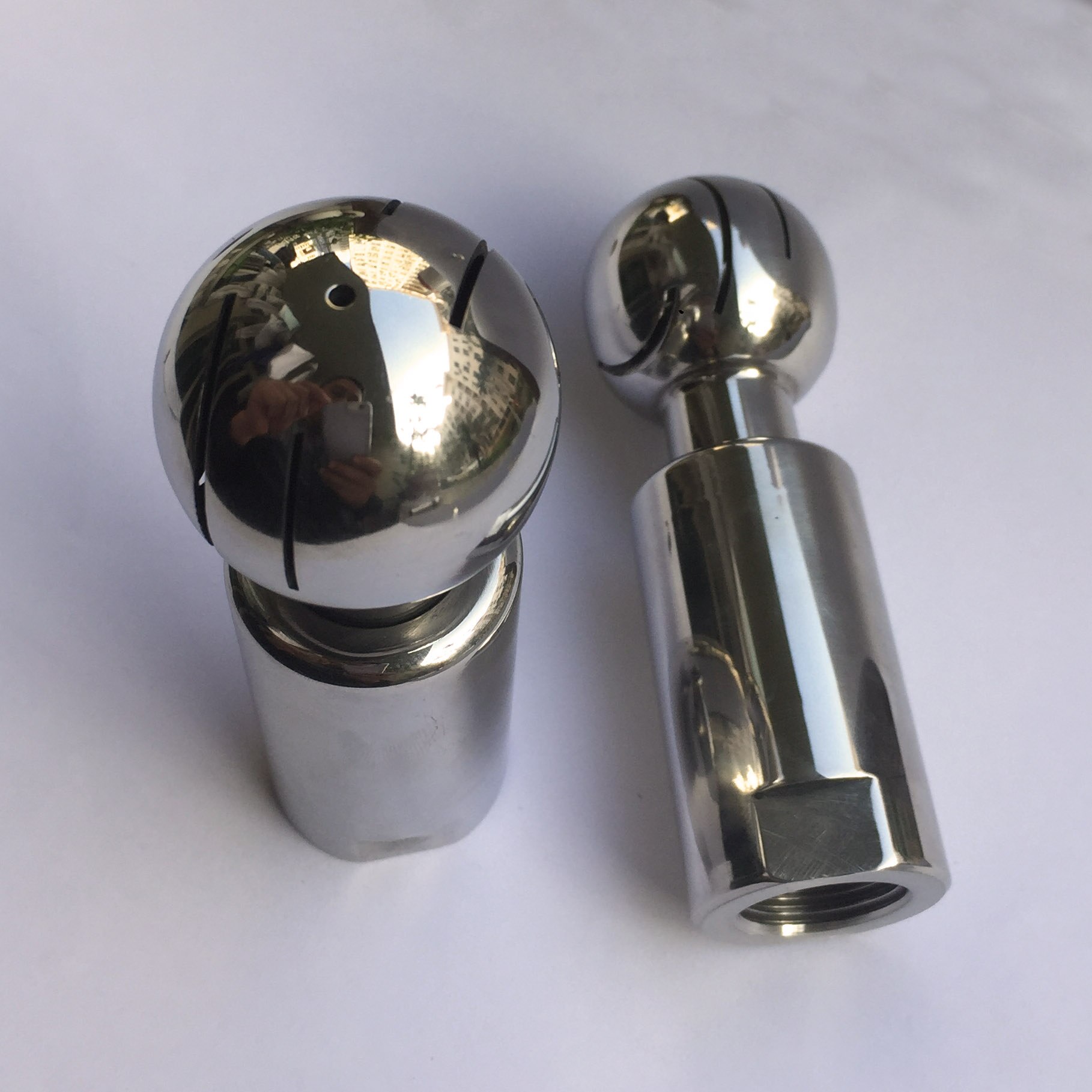 1/2" SS304 rotating tank cleaning CIP nozzle,thread rotary nozzle,Stainless Steel Rotary Spray Ball for tank cleaning