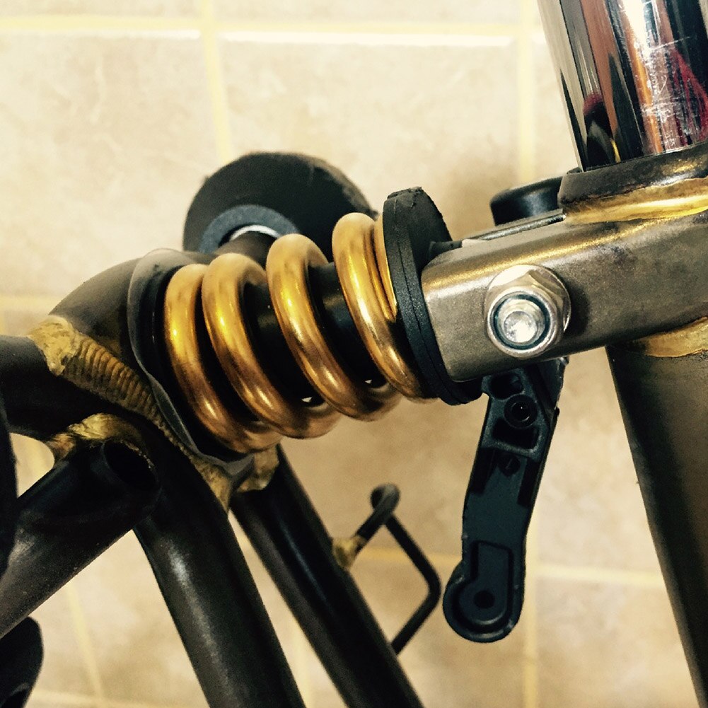 Titanium Alloy Bike Folding Bicycle Spring Rear Shock Absorber for Brompton Bicycle Accessories Replacement Parts