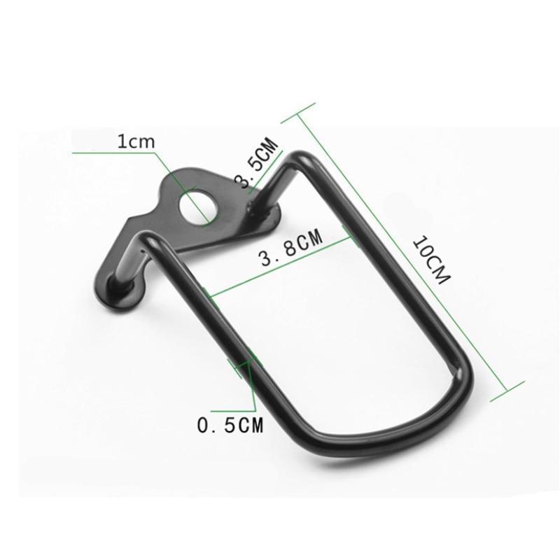 1 Uds. De bicicleta de montaña negra de acero ajustable, cadena de cambio de marchas, Protector de seguridad para bicicletas de montaña, accesorios para ciclismo al aire libre