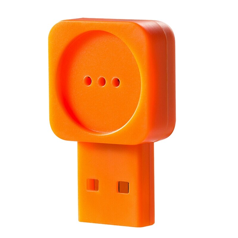 AI Smart Voice Microphone with Voice Control Input Translation Search USB Mini Mic: Orange