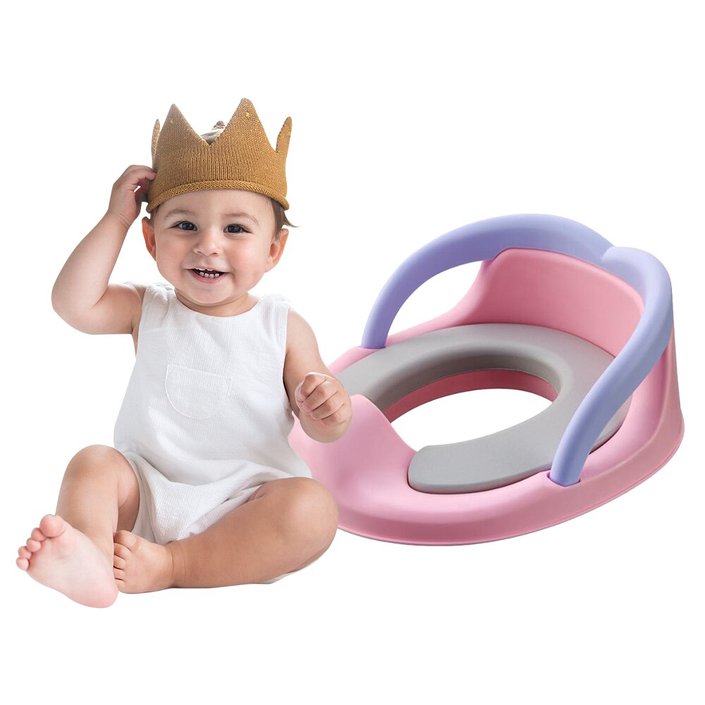 Multifunctionele Baby Potties Training Seat Draagbare Anti-Slip Peuters Wc Trainer Seat Met Handvat Rugleuning Wc Ring