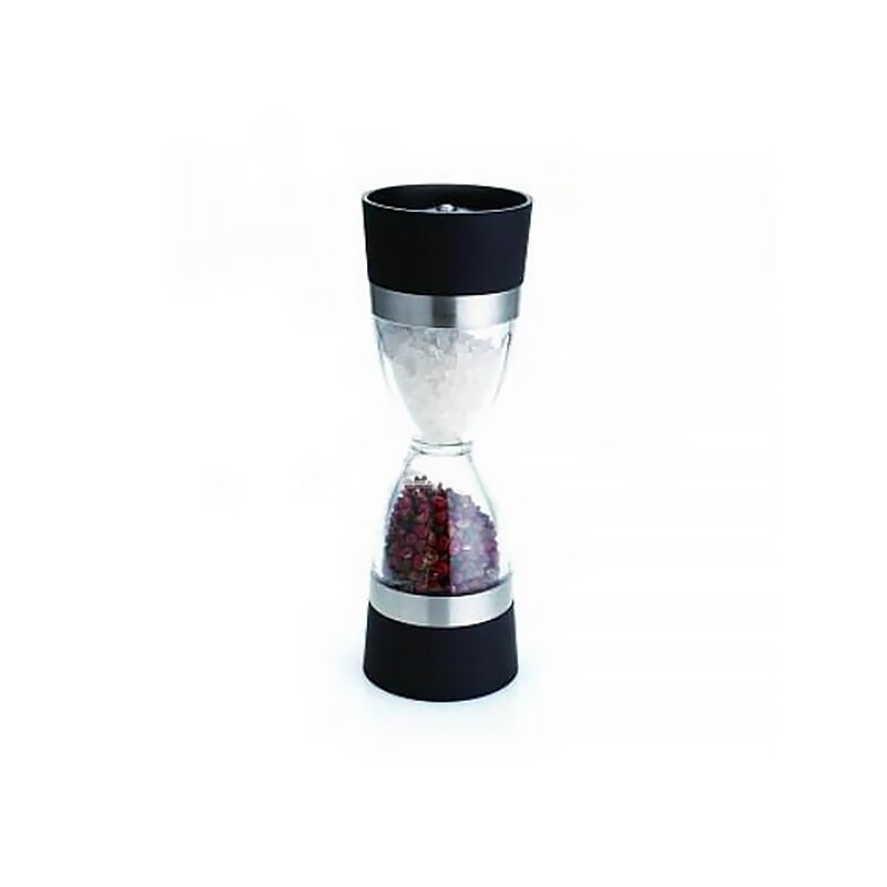 Ceramic Core Hourglass Shape Pepper Grinders Dual-head Sea Salt Pepper Powder Mills Spice Shaker Seasoning Muller