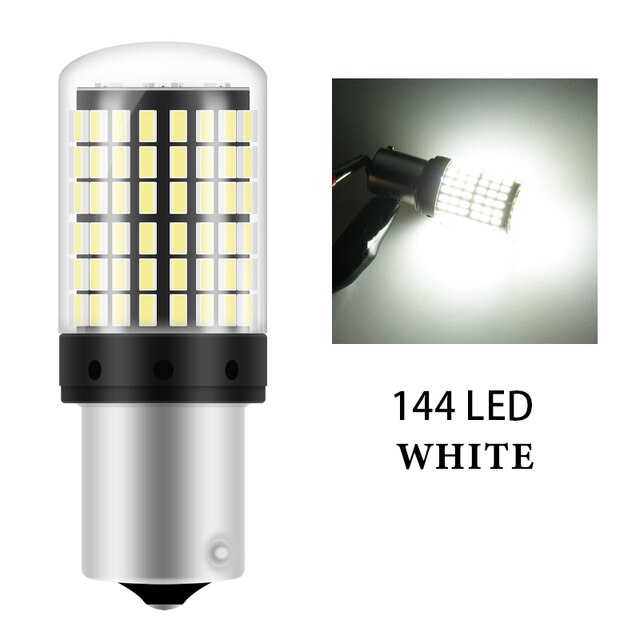 1PC P21w led py21w p21/5w LED BAU15 BA15S W21W T20 7440 7443 W21/5W 2835 54smd Light bulbs on cars Car Turn Signal Light: Warm White / 7443 W21/5W T20