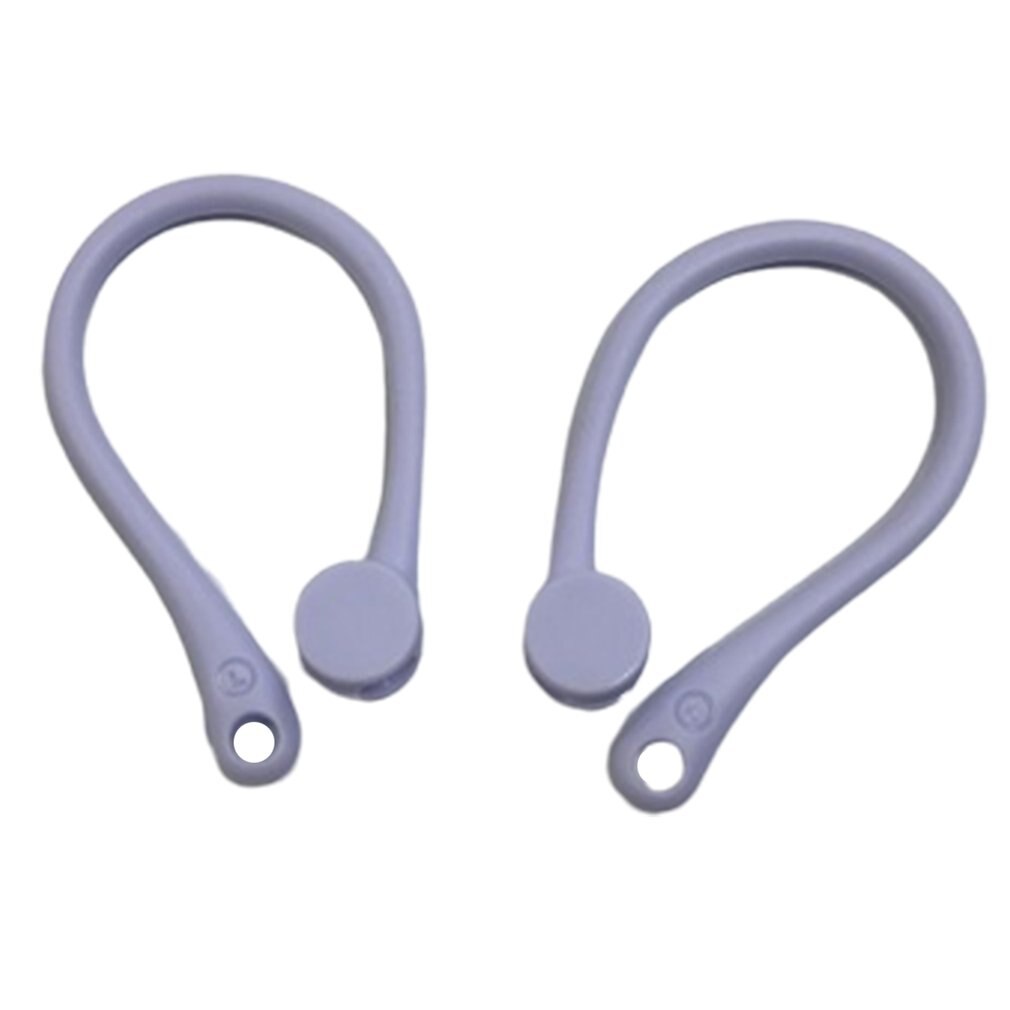 Adequado Para Apple Esportes Fone de ouvido sem fio Anti-Lost Luva de Silicone de Proteção Da Orelha Gancho fone de Ouvido Esportes Gancho: purple
