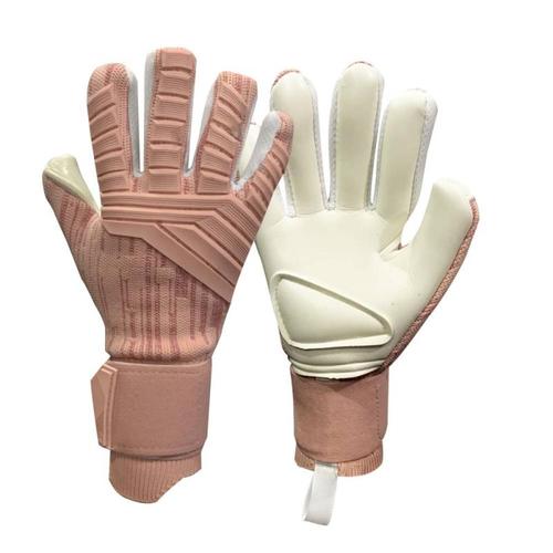 3,5mm latex inneren naht keine finger schutz torwart handschuhe torwart training wettbewerb anti slip handschuhe fußball: pink NO.8