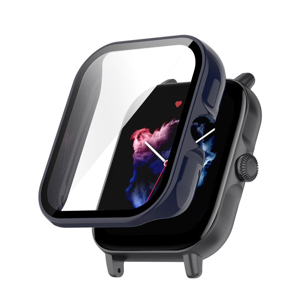 Ivoler 3 Piezas Funda Con Protector De Pantalla Para Amazfit GTS 2 / Amazfit GTS 2e, Protección Completa Carcasa Protectora Delgado Suave TPU Anti-Arañazos Case, 2 Transparente + 1 Negro