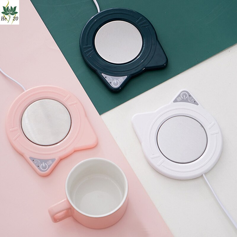 Nette Katze Kaffee Becher Wärmer Pad & Tassen Elektrische Leistung Tasse Wärmer Wärme Getränke Becher matt warm Halten Kaffee Tee elektrische Heizung Pad