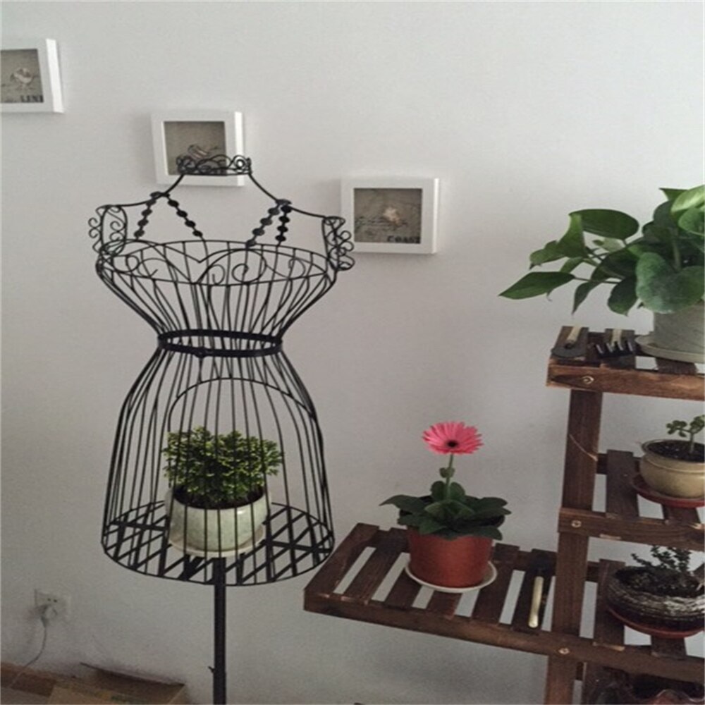 4style Iron Female Mannequin Cloth Tripod Base Paspop,Realist Mannequin Body For Wedding Display Hangers Supplies B067