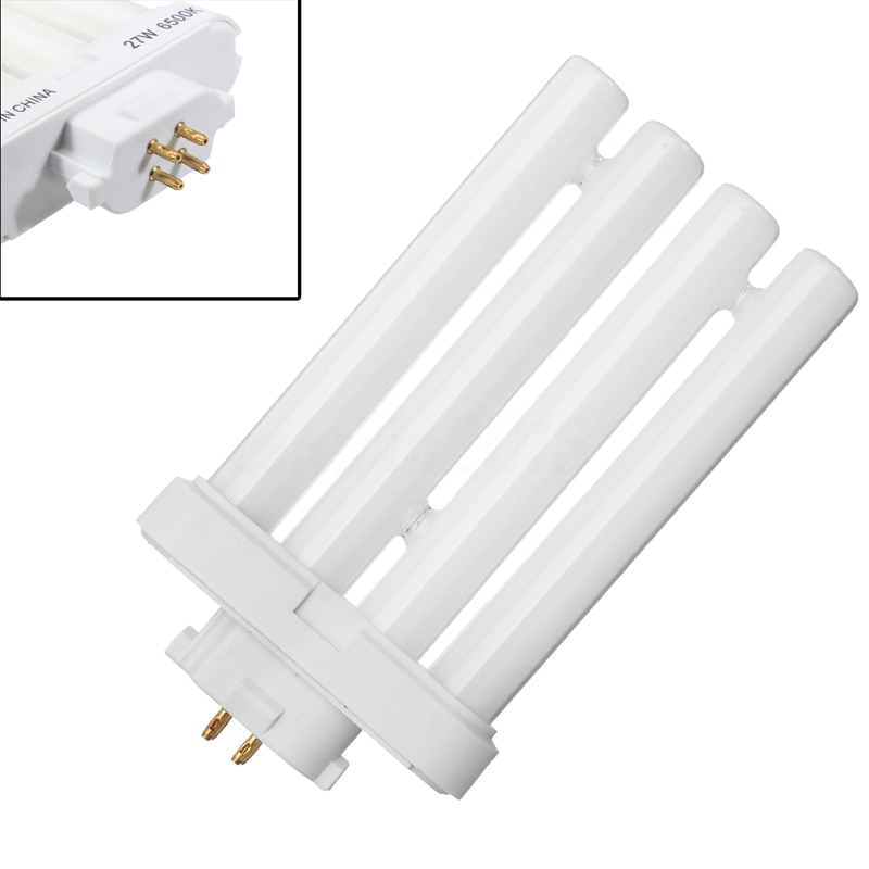 1 Pcs 27W FML27/65K Energiebesparing Compacte Fluorescerende 4 Pin Quad Buis Gloeilamp Lamp