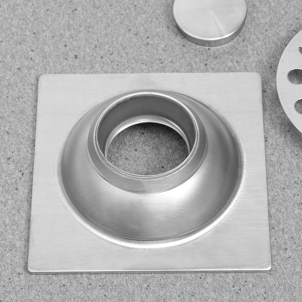 Bathroom Drain Cover Durable Stainless Steel Shower Drain Cap with Lid for Floor Laundry Kitchen Bathroom(Compatible wit