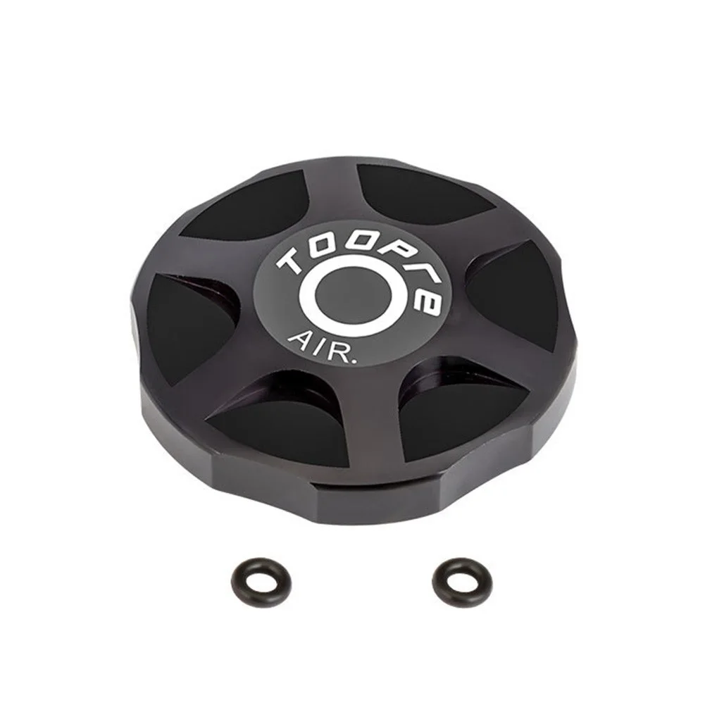 Cubierta de horquilla de aire y Gas para bicicleta, tapa protectora de horquilla para/FOX-/DT/cubierta de horquilla de suspensión para bicicleta: Negro