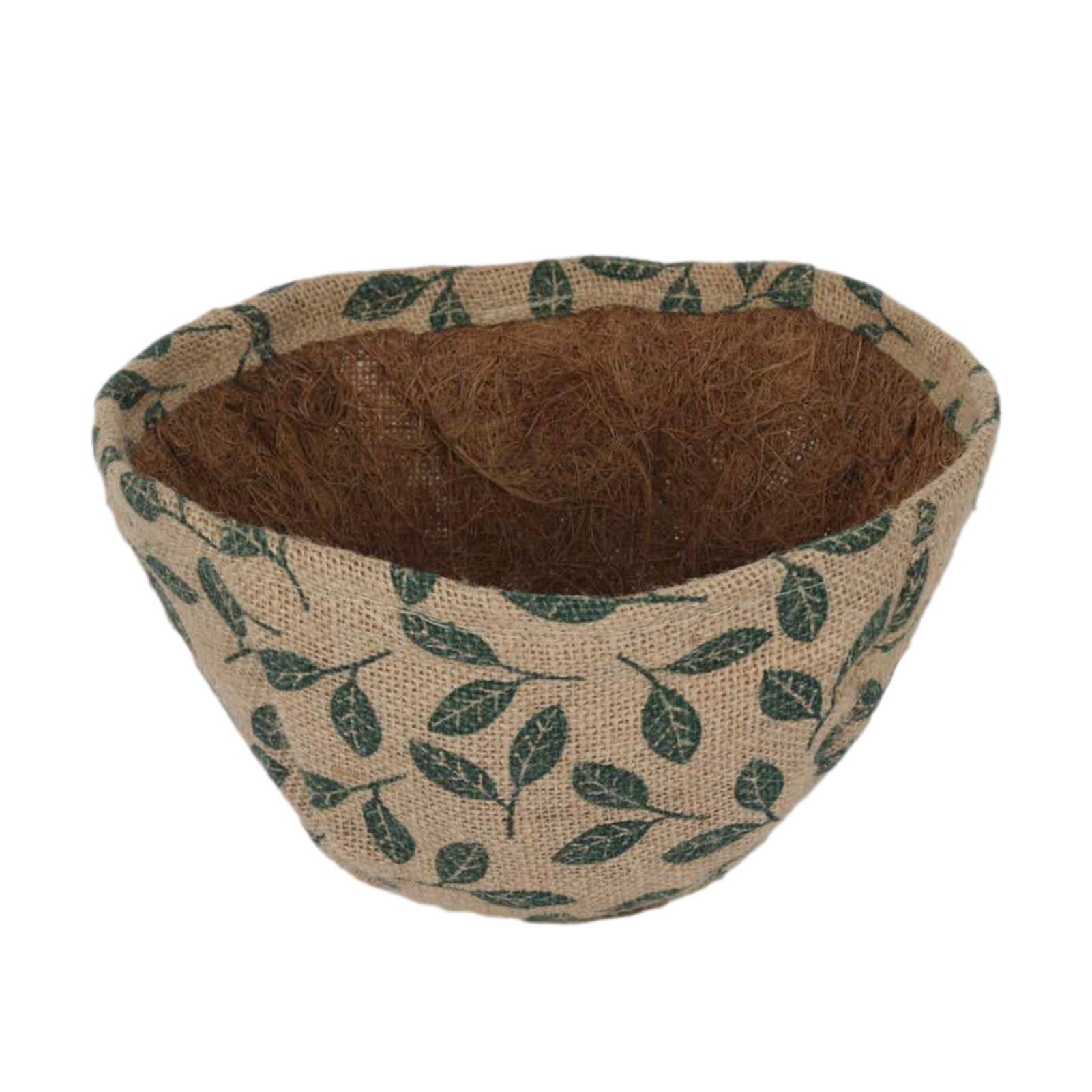 Coconut Palm Hanging Basket Plant Liners Decorative Flower Pot Linen Waterproof Oxford Coir Flower Pots For Garden Wedding Decor