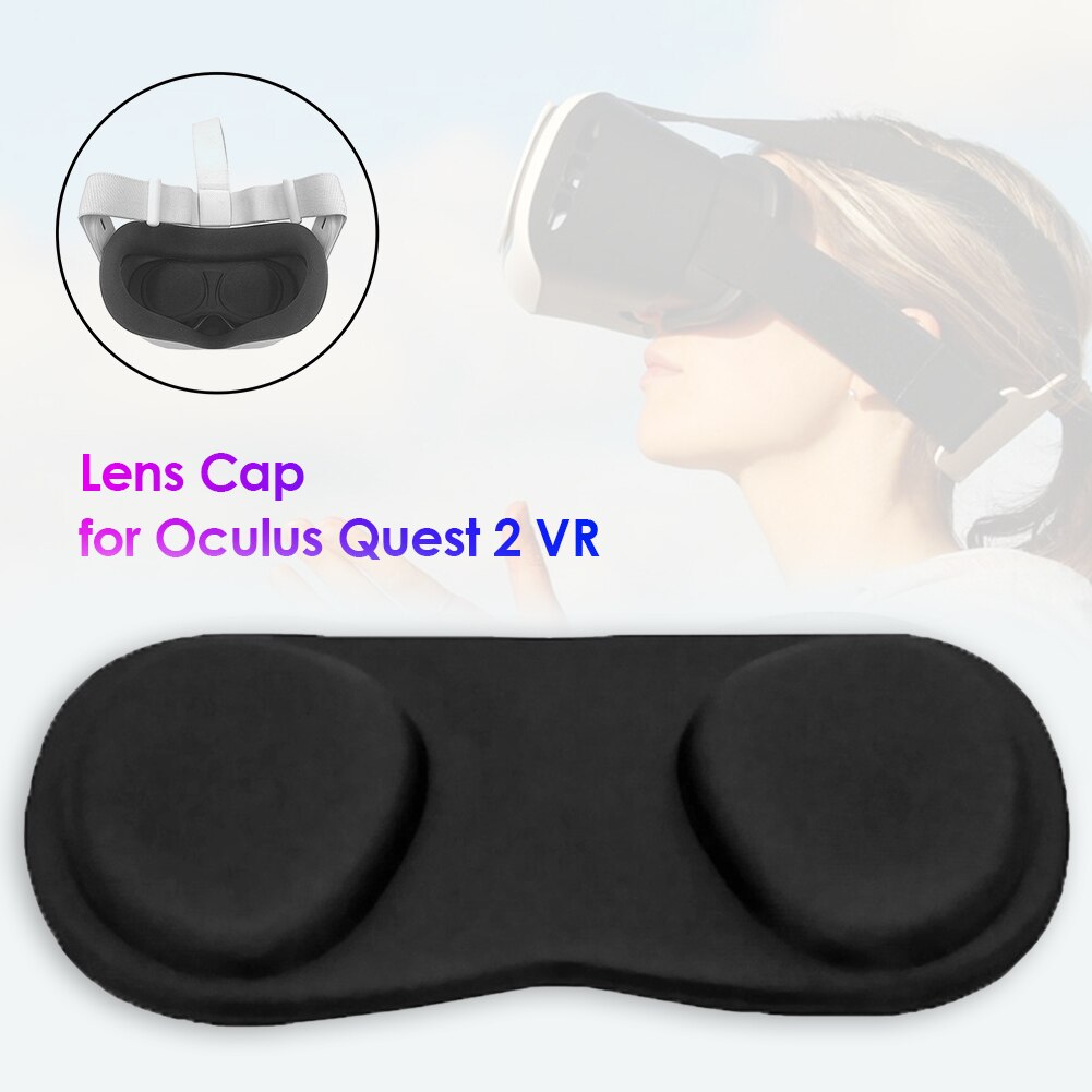 Staubdichte linsenschutzkappe für oculus quest 2 vr headset, waschbare linsenschutzkappe