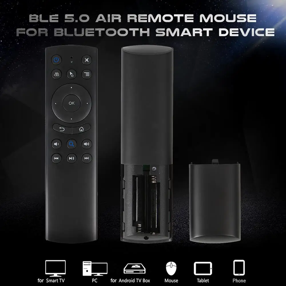 G20S PRO Inteligentny pilot głosowy 2.4G Bezprzewodowy podświetlany żyroskop BT5.0 Air Mouse Nauka na podczerwień dla Android TV Box G20 BTS Plus