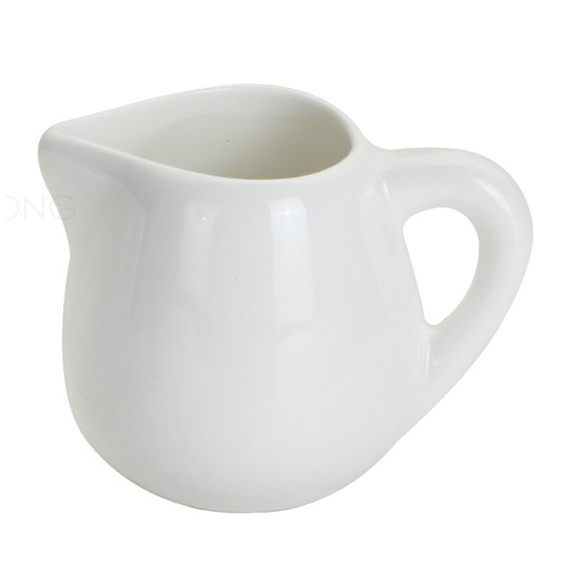 1PC Ceramic Milk Butter Coffee Pot With Handle Porcelain Milk Jugs Cups: D