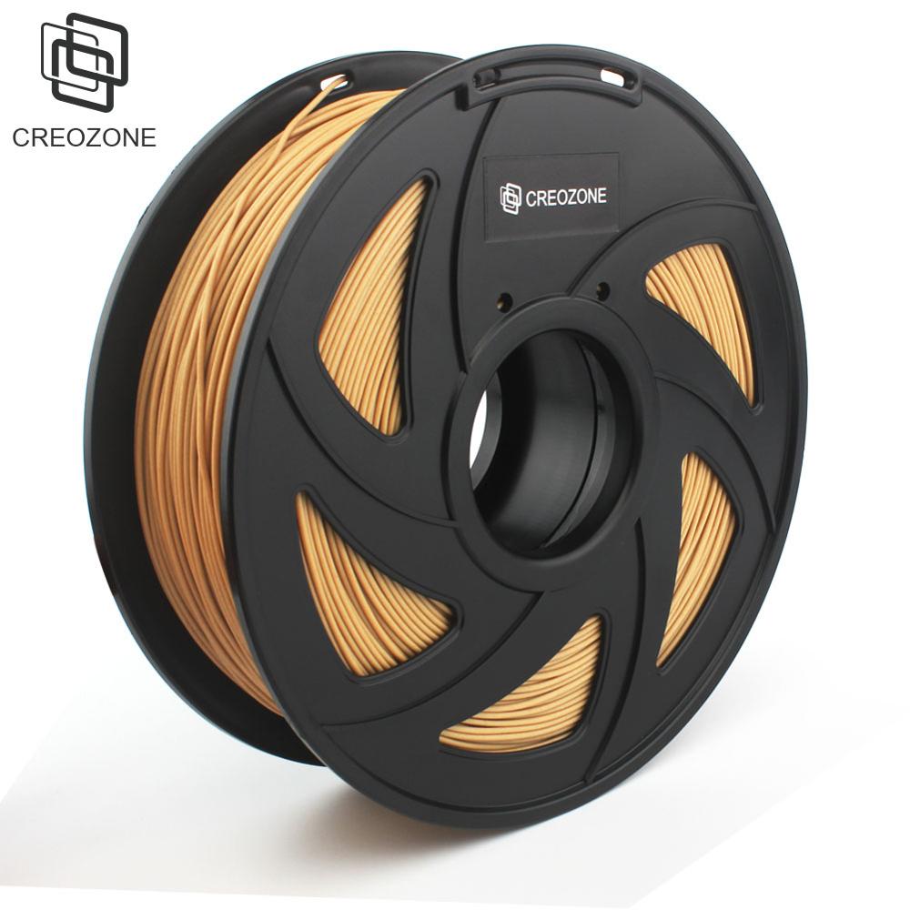 CREOZONE Wood Filament 3D Printer Supplies 1kg Filament Spool 3D Printer Wood 1.75 Dimensional Accuracy +/- 0.03mm: Default Title