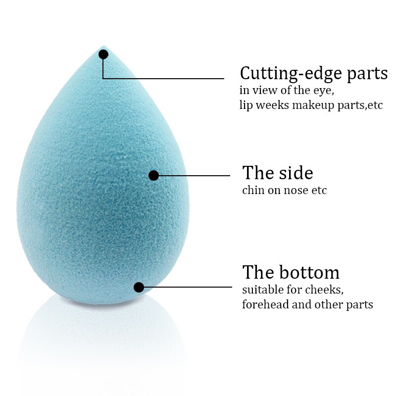 Light Blue Makeup Foundation Sponge Makeup Cosmetic puff Powder Smooth Beauty Cosmetic make up sponge Puff