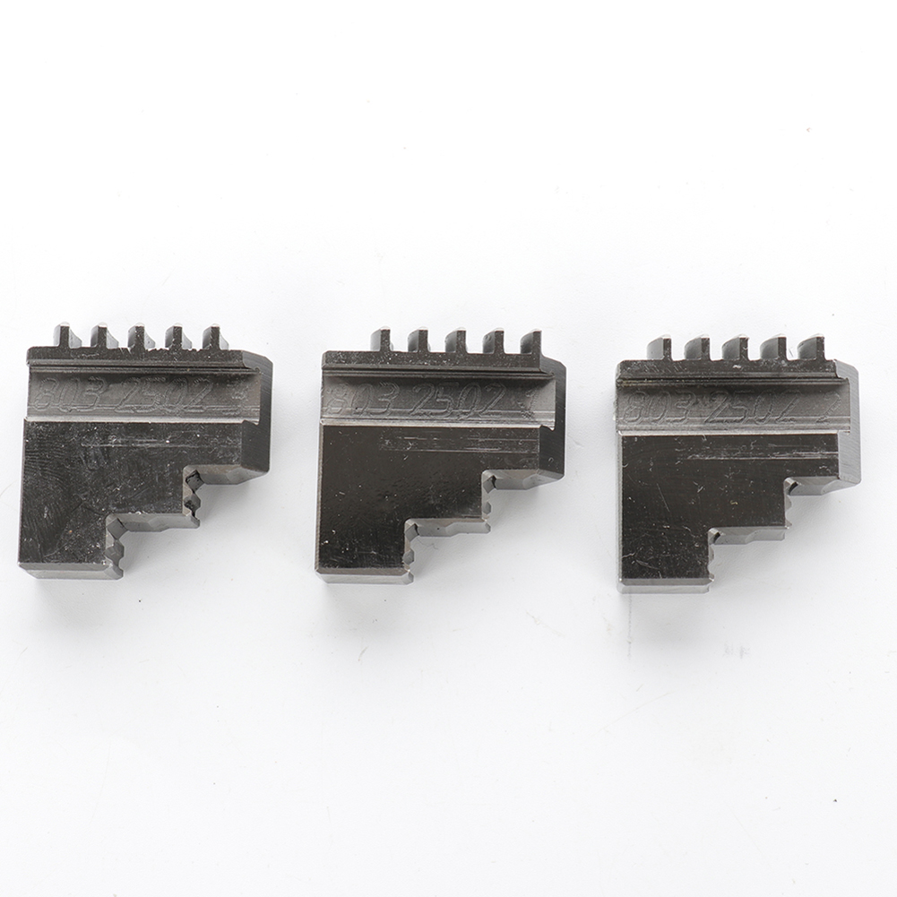 3pcs K11-80 80mm 3 Jaw Klauwplaat Zelf Buiten Metalen Kaken Klauwplaat Kaak Voet Machine Modellen Draaibank chuck Handgereedschap